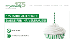Desktop Screenshot of heinrich-altenhoff.de