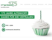 Tablet Screenshot of heinrich-altenhoff.de